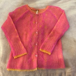 Trendy Free People delicate knit sweater